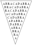 Abraxas Abracadabra et Abrahadabra