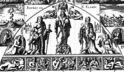 Le Livre Des Figures Hiéroglyphiques par Nicolas Flamel.