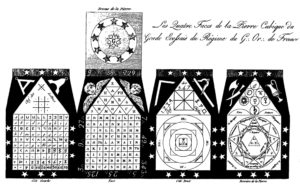 Illustration des alphabets de l'Arche Royale - Chereau.